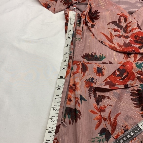 Revolve Lovers and Friends Stacy Midi Dress Size XS Colour Pink Holiday Floral - Picture 6 of 12